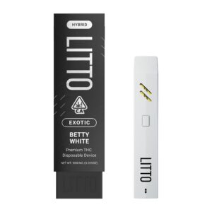 LITTO - Exotic Betty White - Premium All-In-One THC Vape Pen - 1G