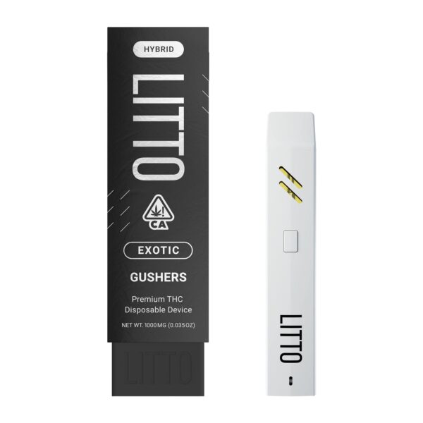 LITTO - Exotic Gushers - Premium All-In-One THC Vape Pen - 1G