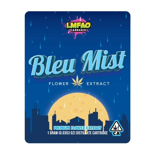 Bleu Mist 1g Distillate Cartridge