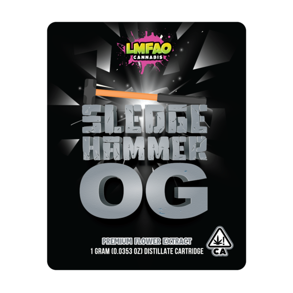 Sledge Hammer OG 1g Distillate Cartridge