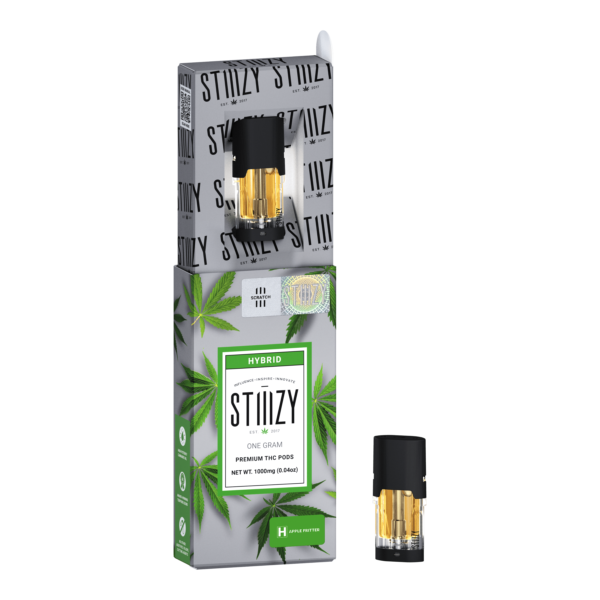 Vape Cartridge - APPLE FRITTER 1G Original THC Pod - STIIIZY