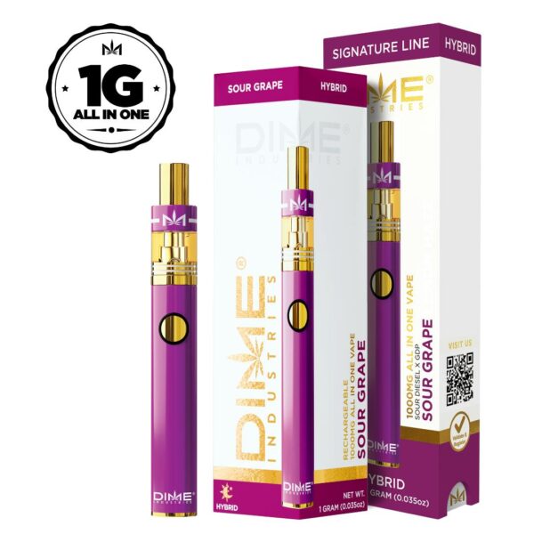 Sour Grape 1000mg All in One Device